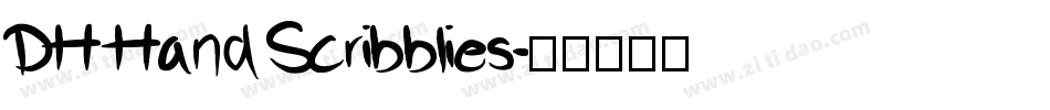 DH Hand Scribblies字体转换